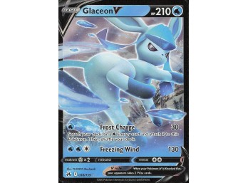 POKEMON Ultra Rare Crown Zenith Glaceon V