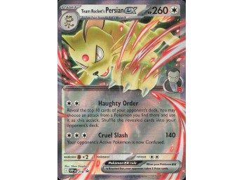 POKEMON Promo SV10: Destined Rivals Team Rocket's Persian ex