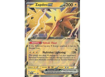POKEMON Promo SV: Scarlet & Violet Promo Cards Zapdos ex