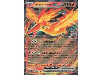 POKEMON SV10: Destined Rivals Team Rocket's Moltres ex