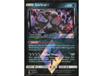 POKEMON Prism Rare SM - Ultra Prism Darkrai Prism Star
