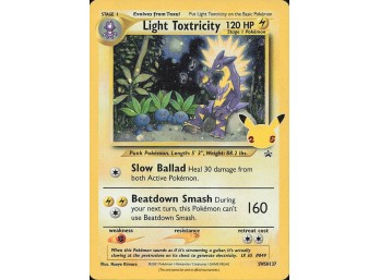 POKEMON Promo SWSH: Sword & Shield Promo Cards Light Toxtricity