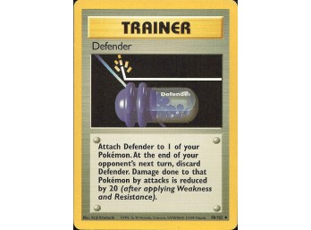 Vintage Pokemon 1999  Base Set Defender