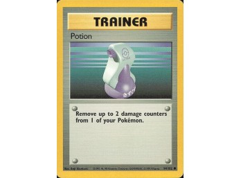Vintage Pokemon 1999  Base Set Potion