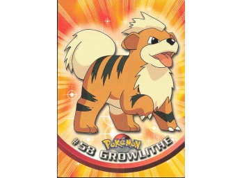 Pokemon Vintage 1999 Topps Growlithe