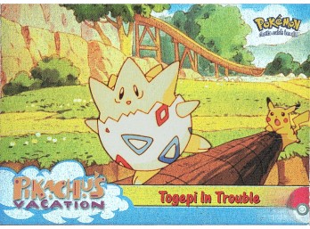 Pokemon Vintage 1998 Topps PIKACHUS VACATION HOLO