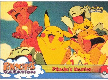 Pokemon Vintage 1998 Pikachus Vacation