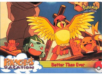 Pokemon Vintage 1998 Pikachus Vacation