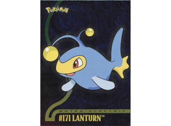 2001 Topps Pokemon Johto Series 1 - Lanturn FOIL
