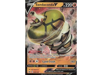 POKEMON Ultra Rare,Holo SWSH06: Chilling Reign Sandaconda V