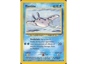 POKEMON  Neo Genesis Mantine