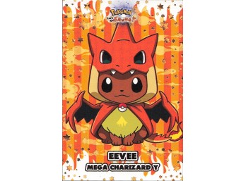 POKEMON Card Database Fan Art Lets Go Eevee Poncho Mega Charizard