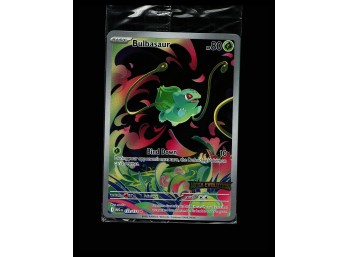 POKEMON Holo,SEALED AND STAMPED! Miscellaneous Cards & Products Bulbasaur