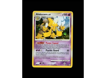 POKEMON Holo Rare,Holo Mysterious Treasures Alakazam