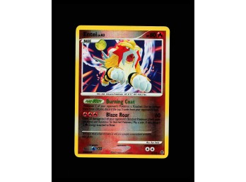 POKEMON REVERSE HOLO RARE Secret Wonders Entei