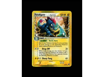 POKEMON Holo Rare,Holo Dragon Frontiers Feraligatr (Delta Species)