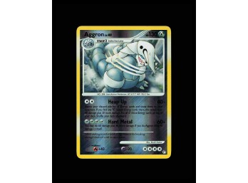POKEMON Holo Rare,Holo Mysterious Treasures Aggron