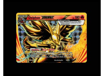 POKEMON Rare BREAK,Holo XY - Fates Collide Delphox BREAK