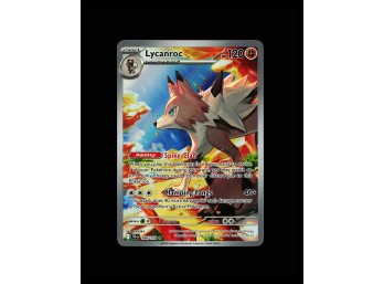 POKEMON Holo SV09: Journey Together Lycanroc
