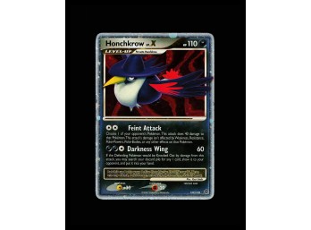 POKEMON Ultra Rare,Holo Secret Wonders Honchkrow LV.X