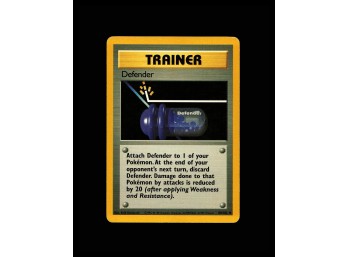 POKEMON Uncommon Base Set Defender