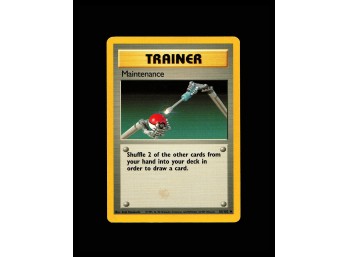 POKEMON Uncommon Base Set Maintenance