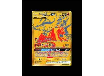POKEMON Promo,Holo SM Promos Reshiram & Charizard GX