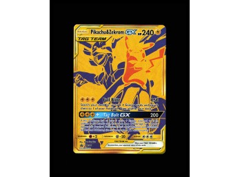 POKEMON Promo,Holo SM Promos Pikachu & Zekrom GX