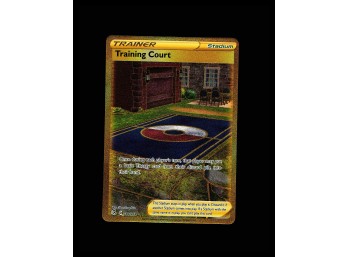 POKEMON Secret Rare,Holo SWSH08: Fusion Strike Training Court (Secret)