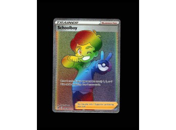 POKEMON Secret Rare,Holo SWSH08: Fusion Strike Schoolboy (Secret)