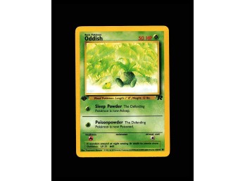 POKEMON 1ST EDITION Team Rocket Oddish