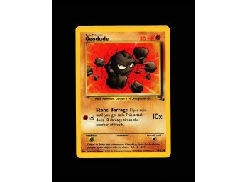 POKEMON  Fossil Geodude