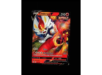 POKEMON Ultra Rare,Holo SWSH08: Fusion Strike Cinderace V (44)