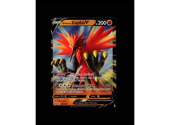 POKEMON Ultra Rare,Holo SWSH06: Chilling Reign Galarian Zapdos V