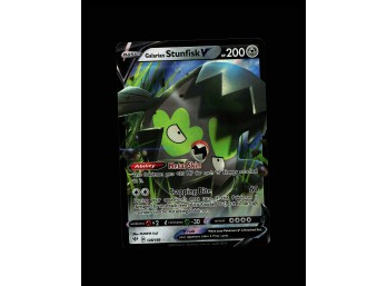 POKEMON Ultra Rare,Holo SWSH03: Darkness Ablaze Galarian Stunfisk V