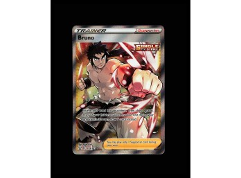 POKEMON Ultra Rare,Holo SWSH05: Battle Styles Bruno (Full Art)