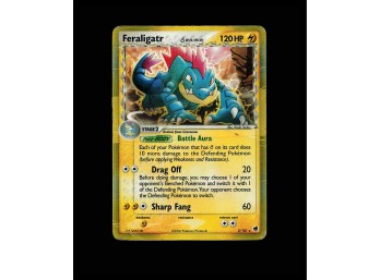 POKEMON Holo Rare,Holo Dragon Frontiers Feraligatr (Delta Species)