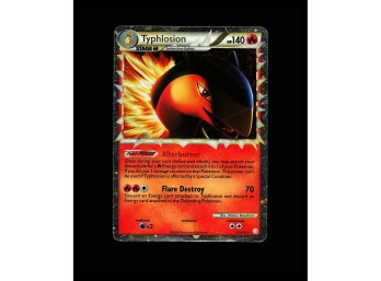 POKEMON Ultra Rare,Holo HeartGold SoulSilver Typhlosion (Prime)