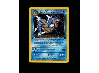 POKEMON Holo Rare,1ST EDITION Team Rocket Dark Gyarados (8)