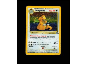 POKEMON Holo Rare,Holo Fossil Dragonite (4)