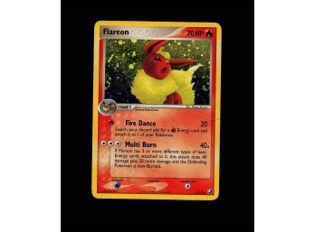 POKEMON Holo Rare,Holo Unseen Forces Flareon