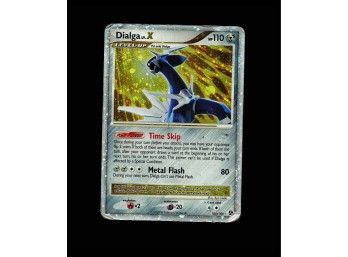 POKEMON Ultra Rare,Holo Great Encounters Dialga LV.X
