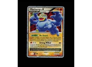 POKEMON Ultra Rare,Holo Stormfront Machamp LV.X