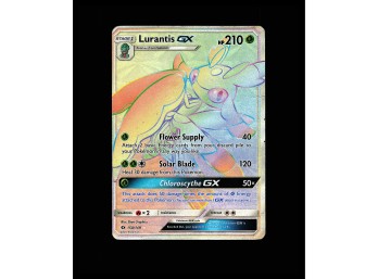 POKEMON Secret Rare,Holo SM Base Set Lurantis GX (Secret)