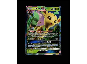 POKEMON Promo,Holo SM Promos Leafeon GX