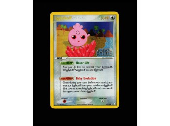 POKEMON Rare,STAMPED Crystal Guardians Igglybuff