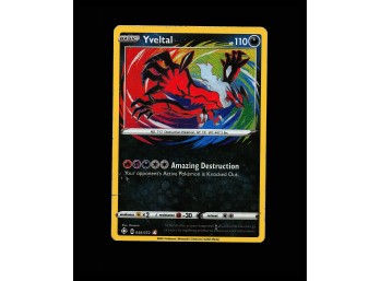 POKEMON Amazing Rare,Holo Shining Fates Yveltal