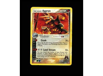 POKEMON Holo Rare,Holo Team Magma vs Team Aqua Team Magma's Aggron