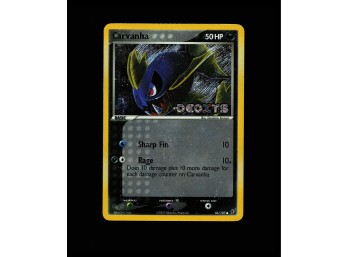 POKEMON STAMPED Deoxys Carvanha