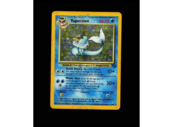 POKEMON Holo Rare,Holo Jungle Vaporeon (12)